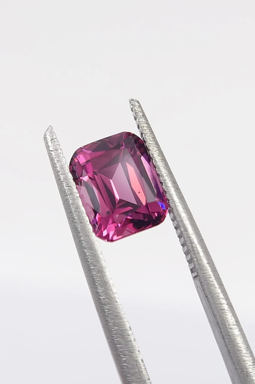 1.5ct Natural Beautiful Malaya Garnet Loose Gemstone From Tanzania — view 2